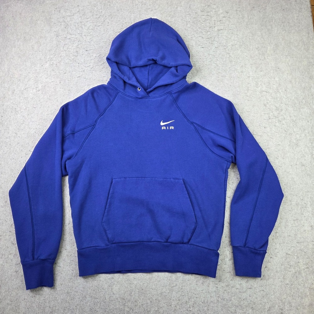 Nike Air Hoodie Mens S Blue Pullover Performance Basketball Sweatshirt DQ5207